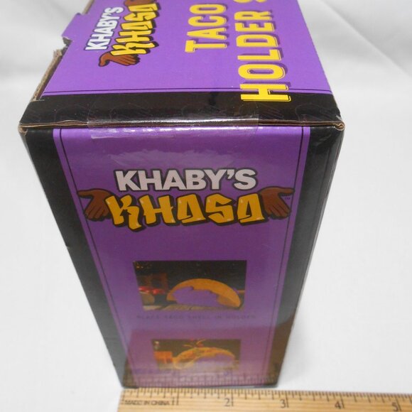 NEW Set of 4 Khaby's Khasa Taco Holders easy to stack new in sealed box kitchen - Picture 4 of 9